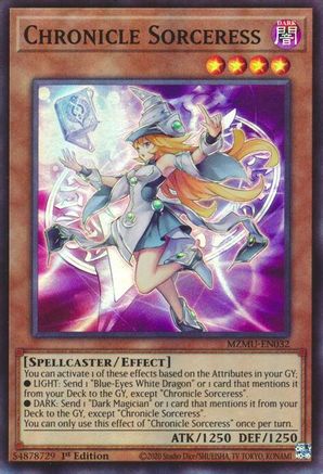 Chronicle Sorceress (MZMU-EN032) - Maze of Muertos 1st Edition