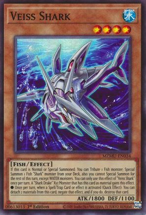 Veiss Shark (MZMU-EN034) - Maze of Muertos 1st Edition