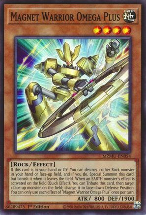 Magnet Warrior Omega Plus (MZMU-EN054) - Maze of Muertos 1st Edition