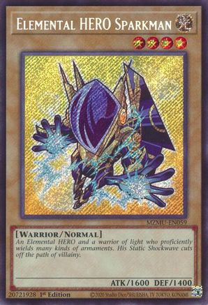 Elemental HERO Sparkman (MZMU-EN059) - Maze of Muertos 1st Edition