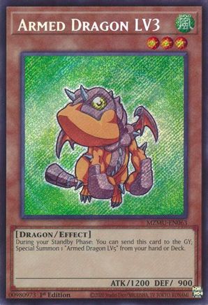 Armed Dragon LV3 (MZMU-EN063) - Maze of Muertos 1st Edition