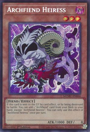 Archfiend Heiress (MZMU-EN066) - Maze of Muertos 1st Edition