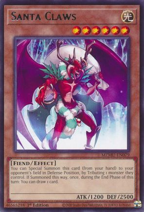 Santa Claws (MZMU-EN079) - Maze of Muertos 1st Edition
