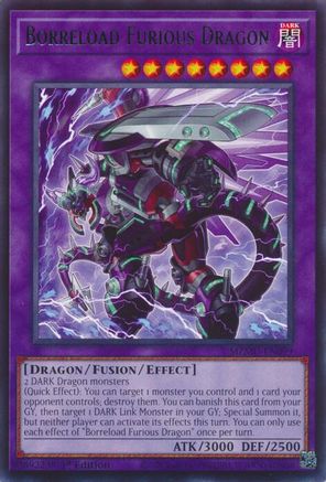 Borreload Furious Dragon (MZMU-EN099) - Maze of Muertos 1st Edition