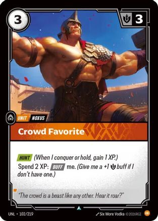 Crowd Favorite (102/219) - Unleashed