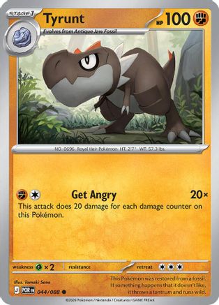 Tyrunt 044/088  ME03 Perfect Order - Common