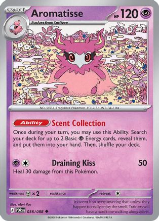 Aromatisse 036/088  - Reverse Holofoil ME03 Perfect Order - Uncommon