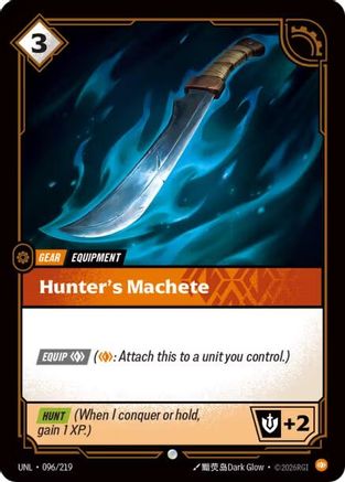 Hunter's Machete (096/219) - Unleashed