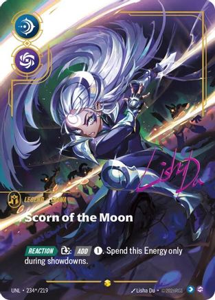Diana - Scorn of the Moon (Signature) (234*/219) - Unleashed Foil