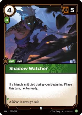 Shadow Watcher (037/219) - Unleashed Foil