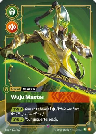 Master Yi - Wuju Master (191/219) - Unleashed Foil