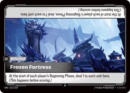 Frozen Fortress (212/219) - Unleashed Foil