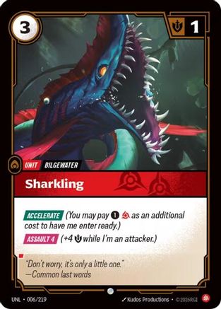 Sharkling (006/219) - Unleashed Foil