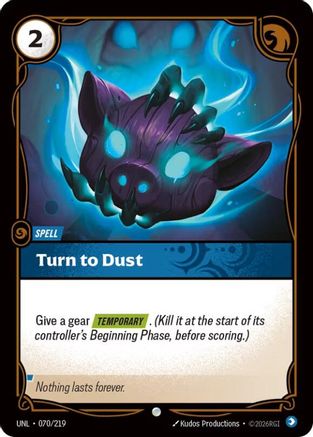 Turn to Dust (070/219) - Unleashed