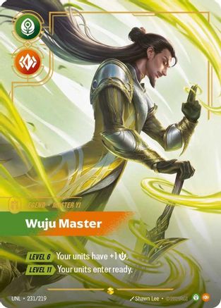 Master Yi - Wuju Master (Overnumbered) (231/219) - Unleashed Foil