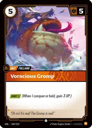 Voracious Gromp (100/219) - Unleashed