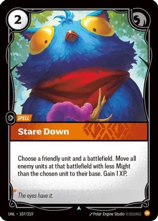 Stare Down (107/219) - Unleashed