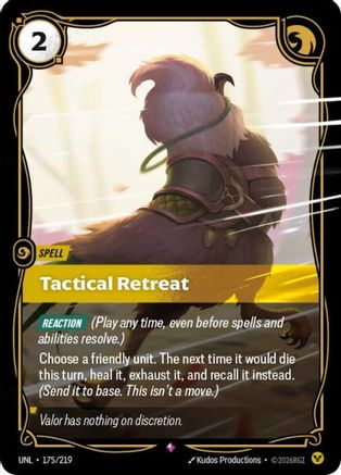 Tactical Retreat (175/219) - Unleashed Foil