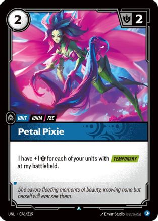 Petal Pixie (076/219) - Unleashed Foil