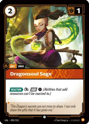 Dragonsoul Sage (093/219) - Unleashed