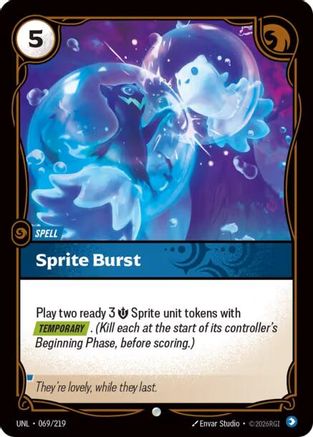 Sprite Burst (069/219) - Unleashed Foil
