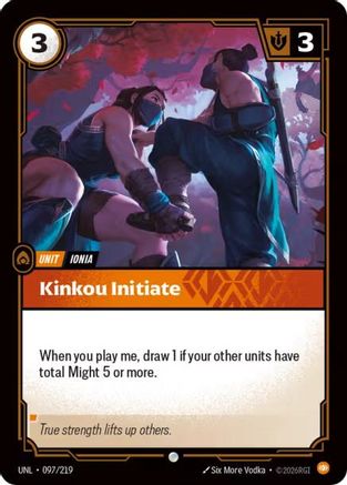 Kinkou Initiate (097/219) - Unleashed