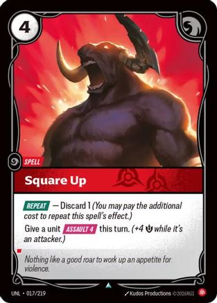 Square Up (017/219) - Unleashed