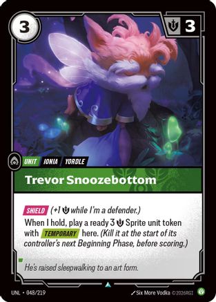 Trevor Snoozebottom (048/219) - Unleashed Foil