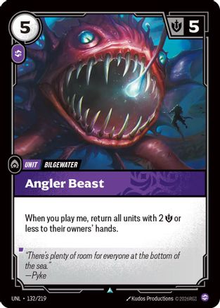 Angler Beast (132/219) - Unleashed