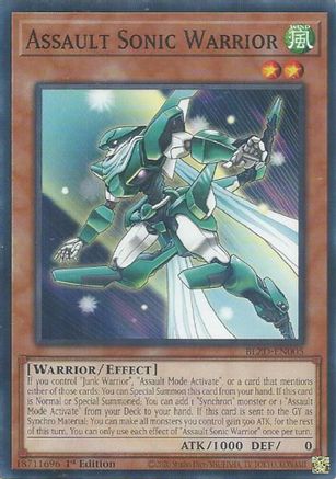 Assault Sonic Warrior (BLZD-EN005) - Blazing Dominion 1st Edition