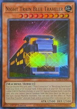 Night Train Blue Traveler (BLZD-EN007) - Blazing Dominion 1st Edition
