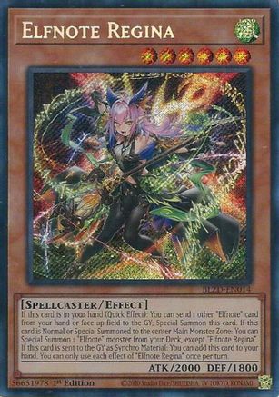 Elfnote Regina (BLZD-EN014) - Blazing Dominion 1st Edition