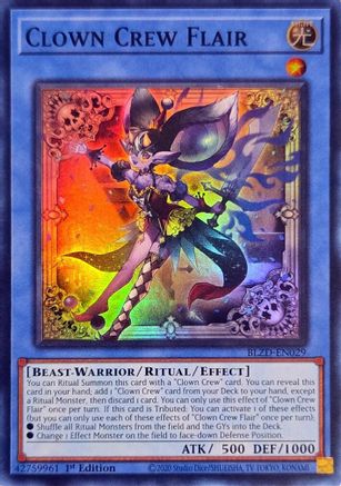 Clown Crew Flair (BLZD-EN029) - Blazing Dominion 1st Edition