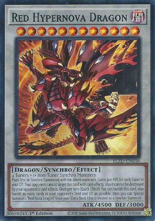 Red Hypernova Dragon (BLZD-EN038) - Blazing Dominion 1st Edition