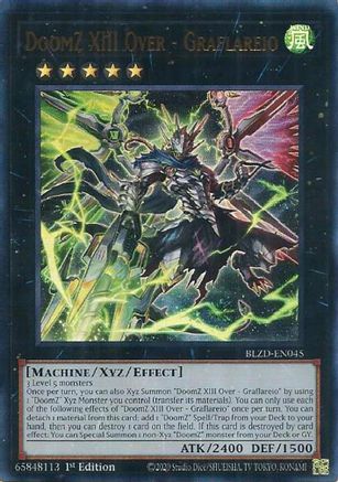 DoomZ XIII Over - Graflareio (BLZD-EN045) - Blazing Dominion 1st Edition