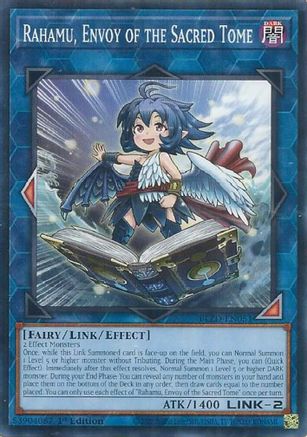 Rahamu, Envoy of the Sacred Tome (BLZD-EN051) - Blazing Dominion 1st Edition