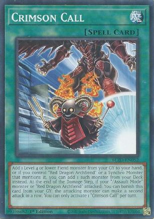 Crimson Call (BLZD-EN052) - Blazing Dominion 1st Edition