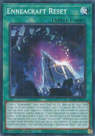 Enneacraft Reset (BLZD-EN065) - Blazing Dominion 1st Edition