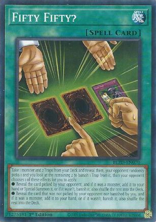Fifty Fifty? (BLZD-EN070) - Blazing Dominion 1st Edition
