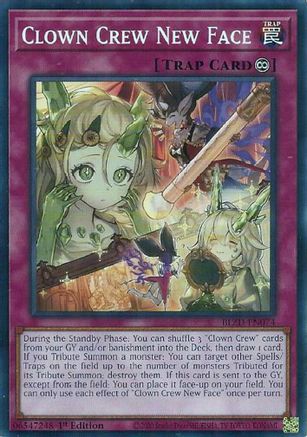 Clown Crew New Face (BLZD-EN074) - Blazing Dominion 1st Edition