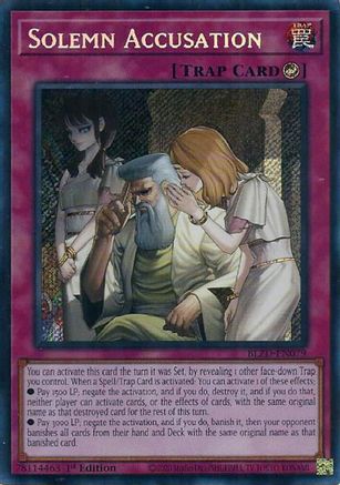 Solemn Accusation (BLZD-EN079) - Blazing Dominion 1st Edition