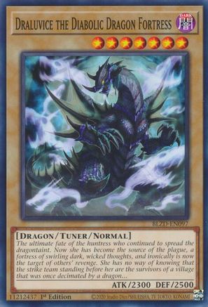 Draluvice the Diabolic Dragon Fortress (BLZD-EN097) - Blazing Dominion 1st Edition