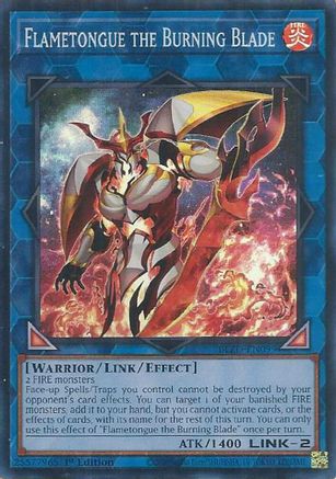 Flametongue the Burning Blade (BLZD-EN099) - Blazing Dominion 1st Edition