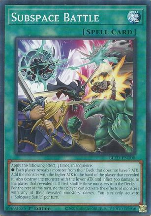 Subspace Battle (BLZD-EN100) - Blazing Dominion 1st Edition