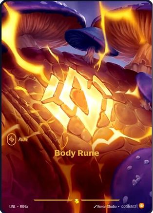 Body Rune (Alternate Art) (R04a) - Unleashed Foil
