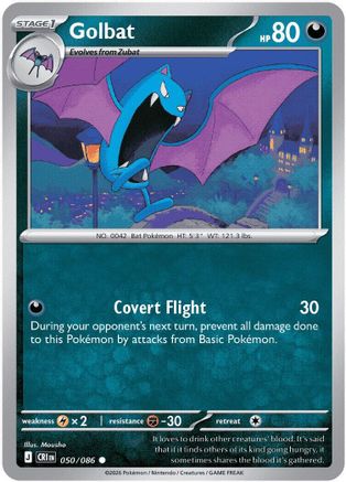 Golbat 050/086  ME04 Chaos Rising - Common