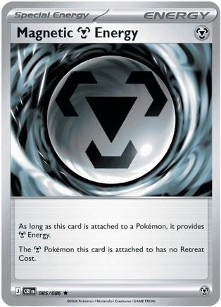 Magnetic Metal Energy 085/086  - Holofoil ME04 Chaos Rising - Rare
