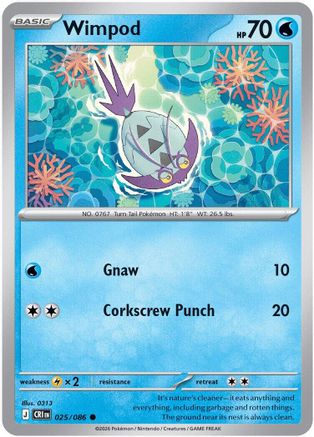 Wimpod 025/086  ME04 Chaos Rising - Common
