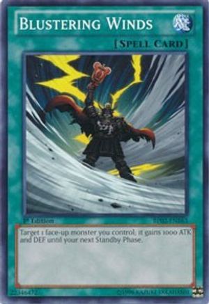 Blustering Winds (BP02-EN163) - Battle Pack 2: War of the Giants 1st Edition