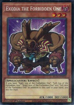 Exodia the Forbidden One (BLGG-EN002) - Battles of Legend: Glorious Gallery 1st Edition